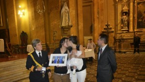 Couple lesbien à la cathédrale de Cordoba